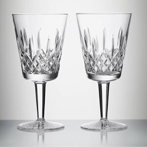 NEW IN BOX Waterford LISMORE LARGE GOBLET, 13.5OZ, SET OF 2